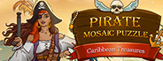 Pirate Mosaic Puzzle. Caribbean Treasures